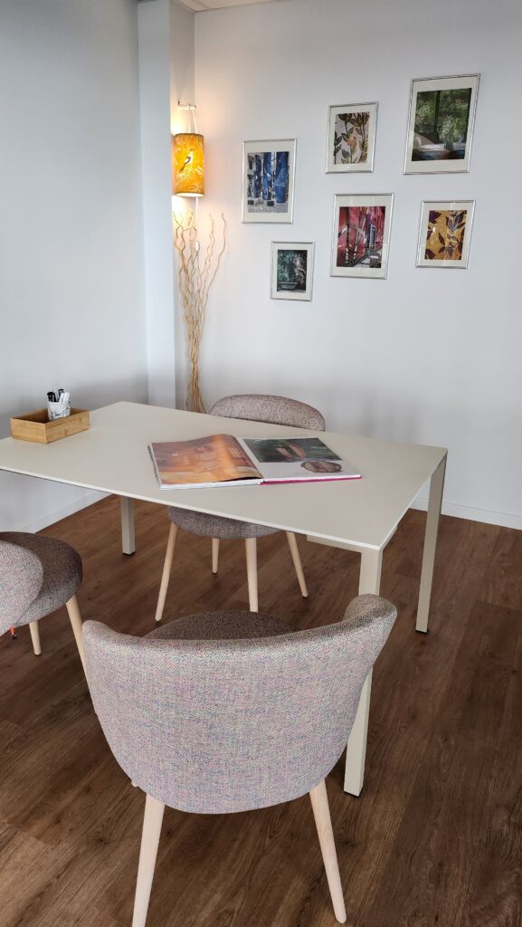 bureau design avec fauteuil à Bulle